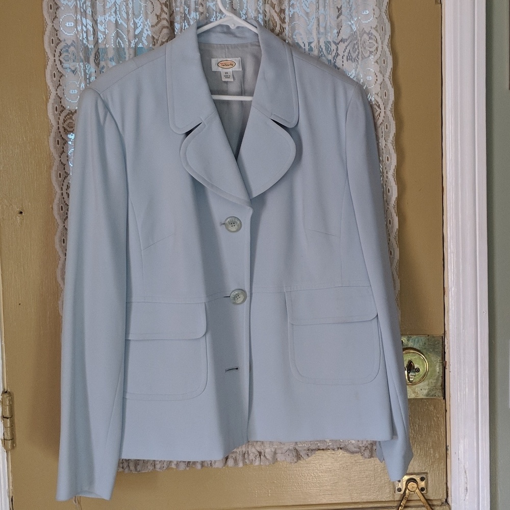 Talbot's blue grey Blazer
